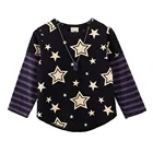 Kid Boy Shirt Black Casual Boys Spring Shirts Casual Long Sleeve Baby Clothes for Little Boys