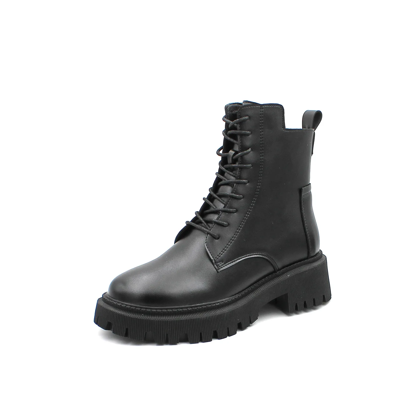 Microfiber upper ladies shoes casual boots with thick heels new trend women shoes, Black
Microfiber upper ladies shoes casual boots with thick heels new trend women shoes, Black