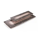 Plastic sushi melamine plate ,100%melamine rectangular sushi plates unbreakable