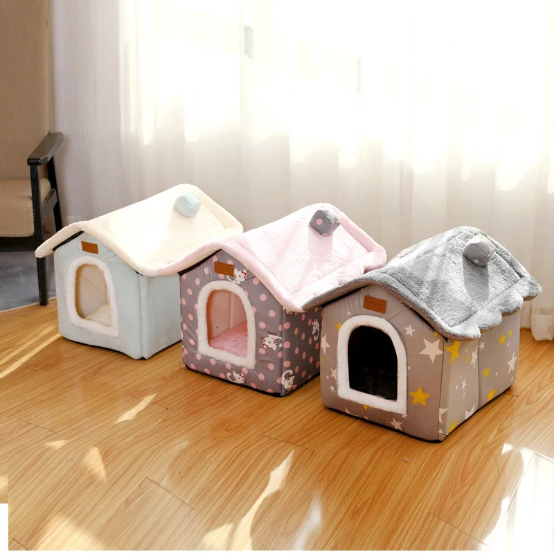 Warm Cat House Cat Cave Cute Design Puppy Winter Design Dog Bed House Kennel Fleece Soft Kennel for Small and Medium Pet Bed
Warm Cat House Cat Cave Cute Design Puppy Winter Design Dog Bed House Kennel Fleece Soft Kennel for Small and Medium Pet Bed