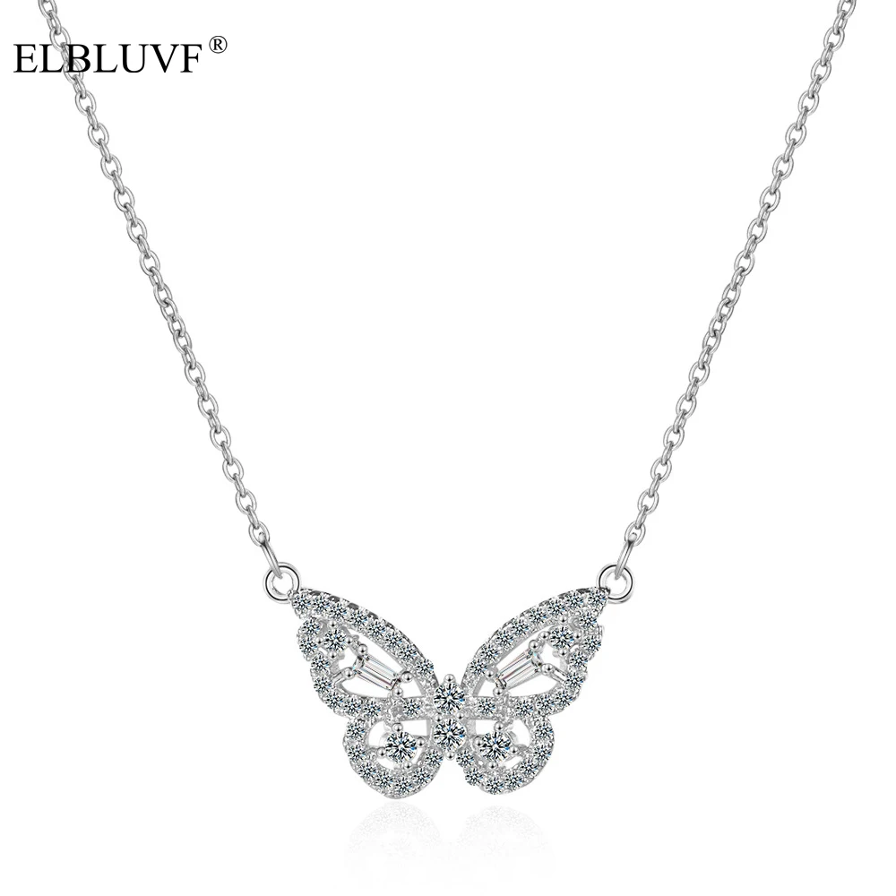 ELBLUVF Free Shipping Korean Style Silver Rose Gold Color Copper Zircon Animal Butterfly Necklace For Women
ELBLUVF Free Shipping Korean Style Silver Rose Gold Color Copper Zircon Animal Butterfly Necklace For Women