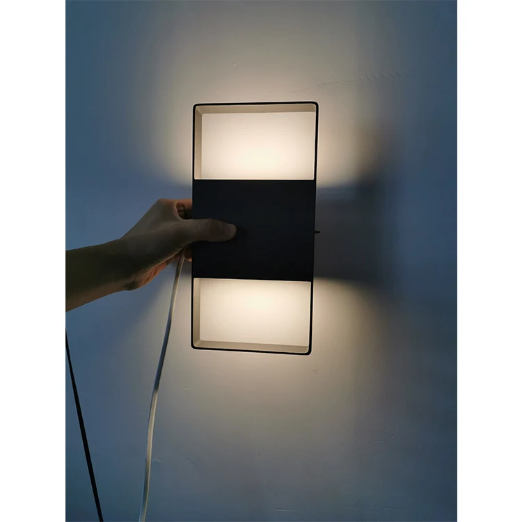 Factory simple modern waterproof IP54 LED wall lamp garden light