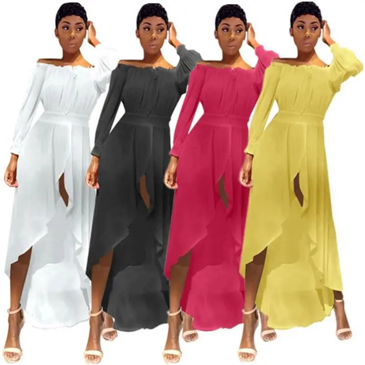 OSINA Long Sleeve Slit Woman Long Dresses 2021 Summer Women Fashion Clothing Casual Ladies Sun Dress
OSINA Long Sleeve Slit Woman Long Dresses 2021 Summer Women Fashion Clothing Casual Ladies Sun Dress