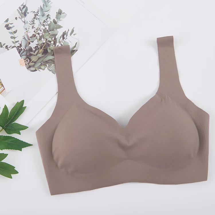 Peace Of Mind One-piece Seamless Bra Seamless Back Buckle High-end Non-wireless Bra V-neck Seamless Underwear, Four kinds of colors
Peace Of Mind One-piece Seamless Bra Seamless Back Buckle High-end Non-wireless Bra V-neck Seamless Underwear, Four kinds of colors