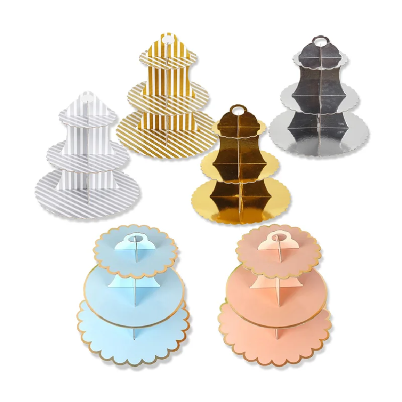 3-Layer Disposable Round Cake Stand Cupcake Dessert DIY Paper Craft Stand Dessert Display Rack Wedding Party Supplies Cake Tools, Customized color
3-Layer Disposable Round Cake Stand Cupcake Dessert DIY Paper Craft Stand Dessert Display Rack Wedding Party Supplies Cake Tools, Customized color