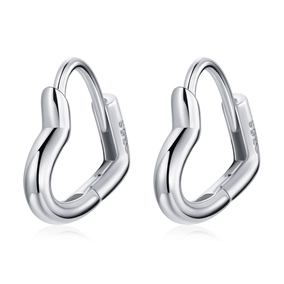 SCE1174 New fashion sterling silver heart shape earrings 925 sterling silver metal hoop earrings
SCE1174 New fashion sterling silver heart shape earrings 925 sterling silver metal hoop earrings