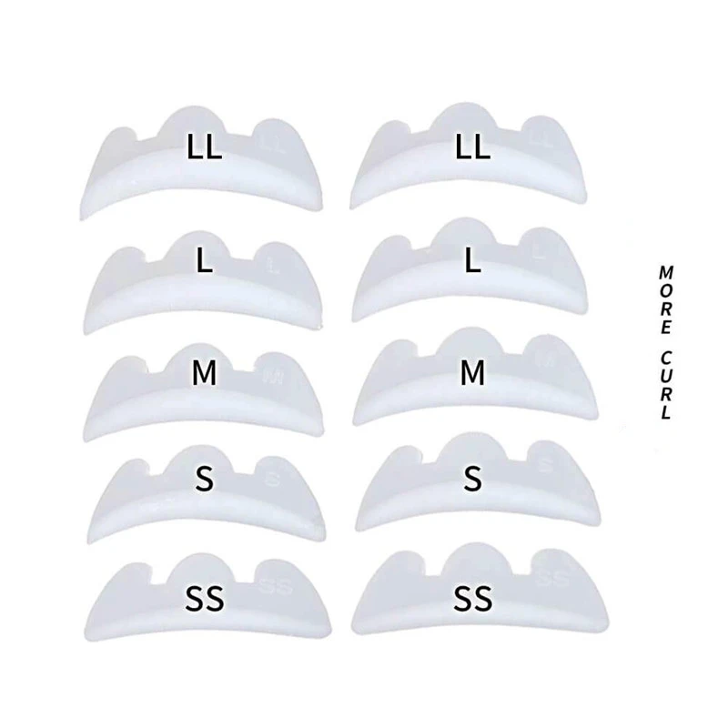 Silicone Eyelash Curler Eyelash Lifting Pads Silicone Lash Silicone Shields Eyelash Curler Lift, White
Silicone Eyelash Curler Eyelash Lifting Pads Silicone Lash Silicone Shields Eyelash Curler Lift, White