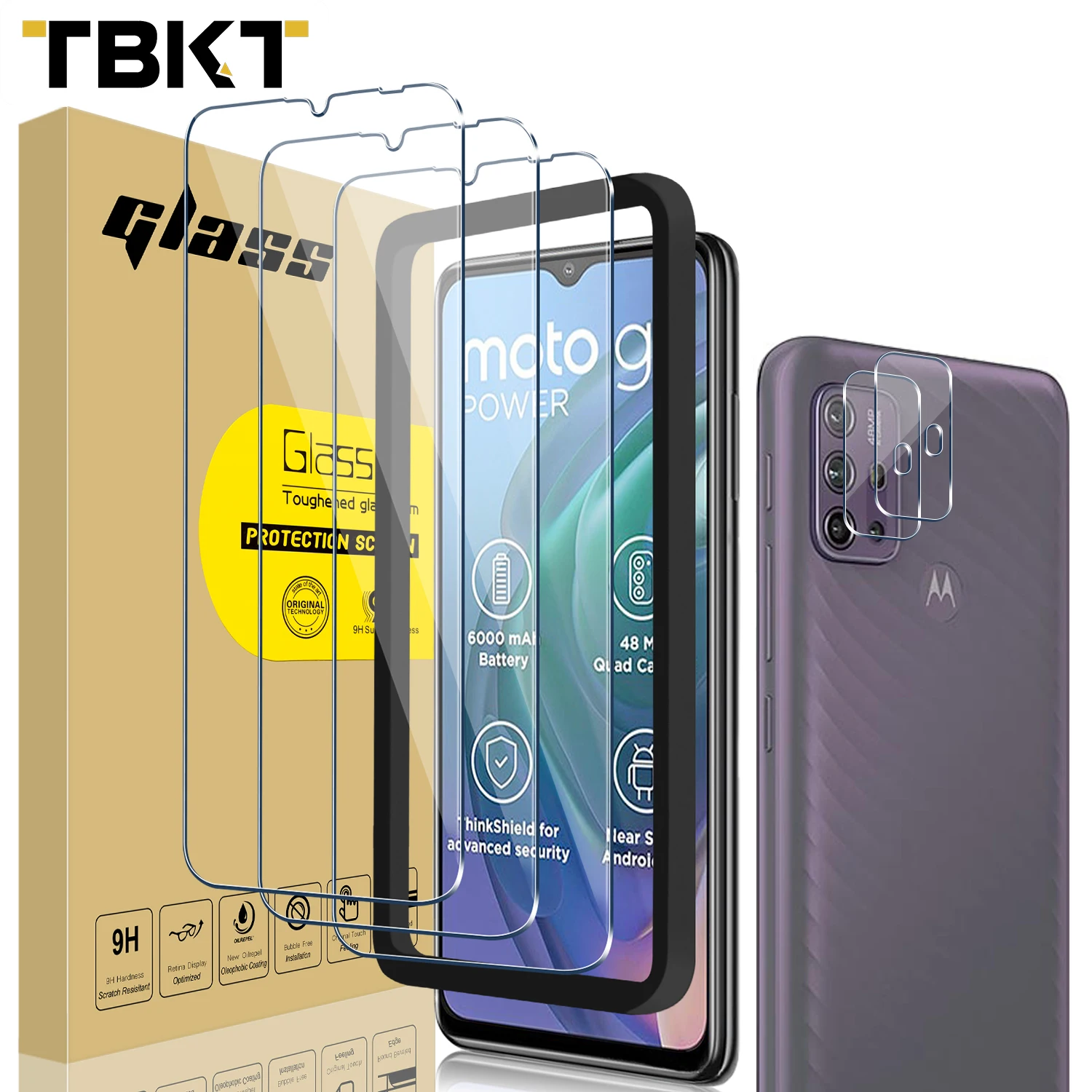 Bubble Free Tempered Glass 3+2 Camera cover Screen Protective Glass for MOTO G10POWER Anti-Scratch
Bubble Free Tempered Glass 3+2 Camera cover Screen Protective Glass for MOTO G10POWER Anti-Scratch