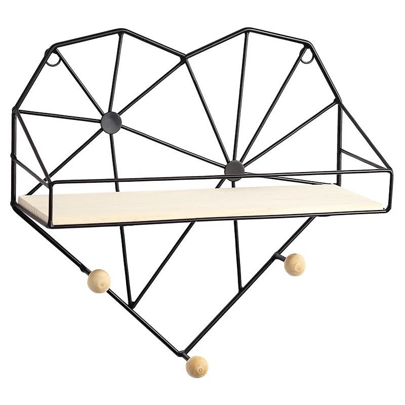 Hot Selling Modern Display Wooden Heart Wall Mounted Floating Shelf Furniture, Black, pink
Hot Selling Modern Display Wooden Heart Wall Mounted Floating Shelf Furniture, Black, pink