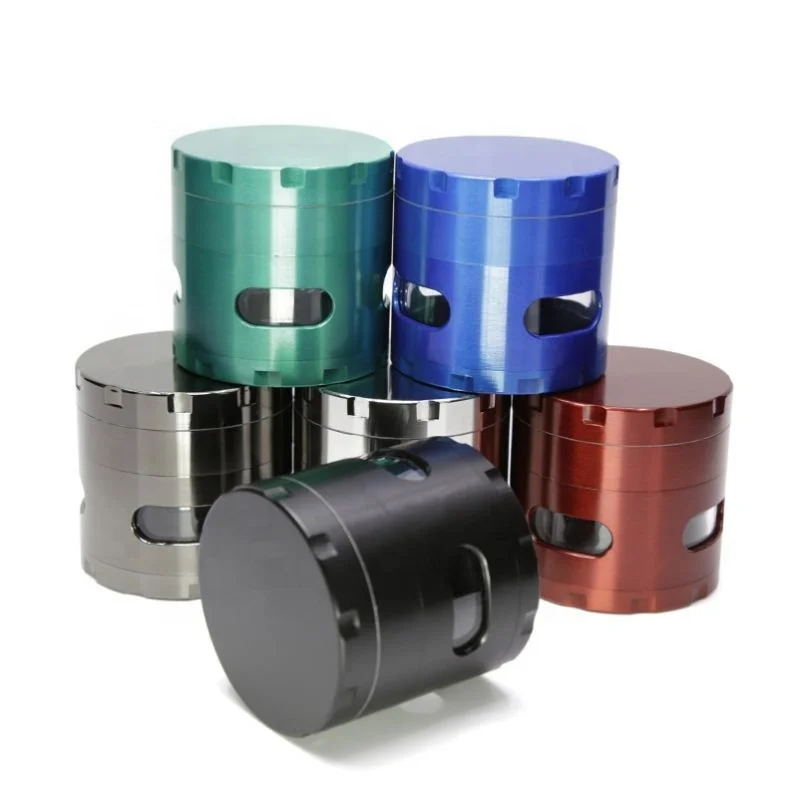 4-piece Dry Herb Grinder Zinc Alloy Diameter 55MM Cigarette Grinder Side Window Grinder jhcentury, Picture
4-piece Dry Herb Grinder Zinc Alloy Diameter 55MM Cigarette Grinder Side Window Grinder jhcentury, Picture