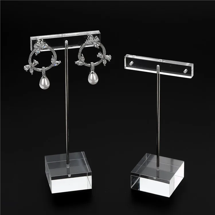 2021 Factory stock acrylic earrings display holder jewelry T shape clear earring display stand for stud Jewelry
2021 Factory stock acrylic earrings display holder jewelry T shape clear earring display stand for stud Jewelry