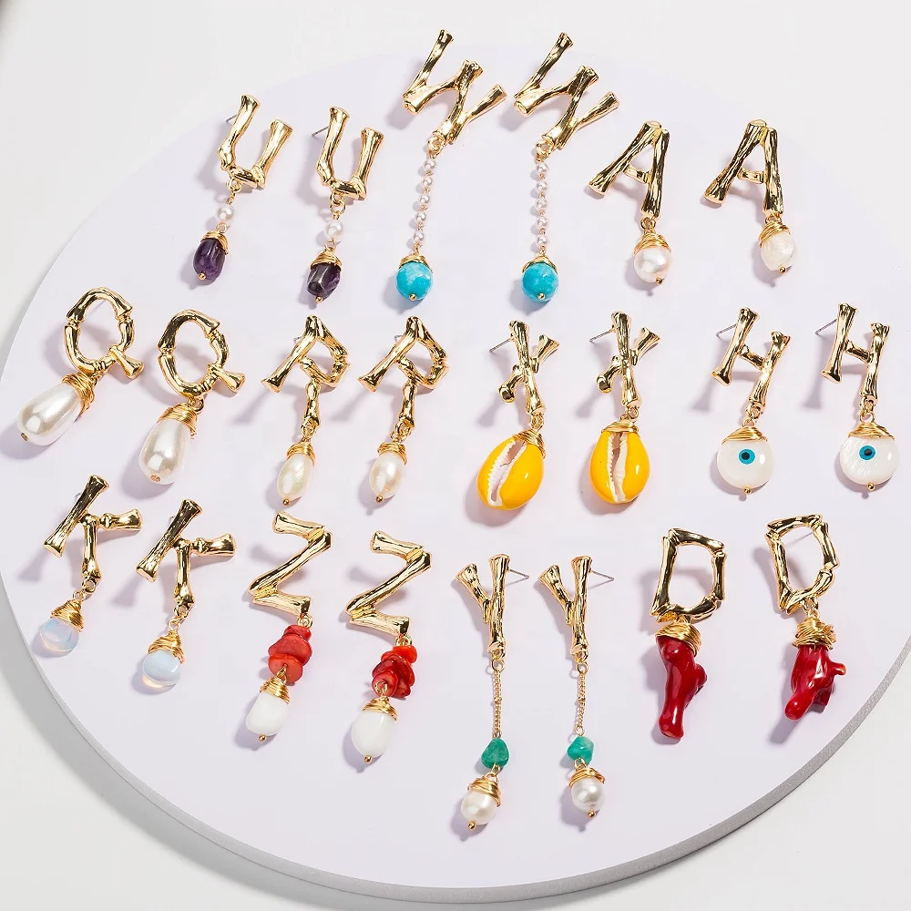 Fashion Style Luxury Exaggerated Alloy Metal Letter pearl stud Stud Shell Earring Temperament Lava Alphabet Hotsale Earrings, Gold color
Fashion Style Luxury Exaggerated Alloy Metal Letter pearl stud Stud Shell Earring Temperament Lava Alphabet Hotsale Earrings, Gold color