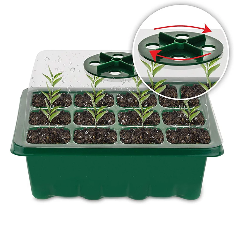 Wholesale 3 sets 12 cells nursery boxes Humidity Dome for nursery cultivation, Clear+black+green+white
Wholesale 3 sets 12 cells nursery boxes Humidity Dome for nursery cultivation, Clear+black+green+white