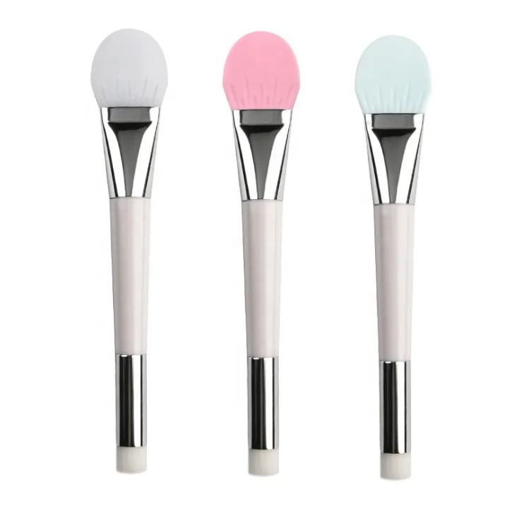 New Arriving Portable Double-head Silicone Soft Hair Facial Face Mask Brush Facial Clean Pores Tools Single Brush, Customized color
New Arriving Portable Double-head Silicone Soft Hair Facial Face Mask Brush Facial Clean Pores Tools Single Brush, Customized color