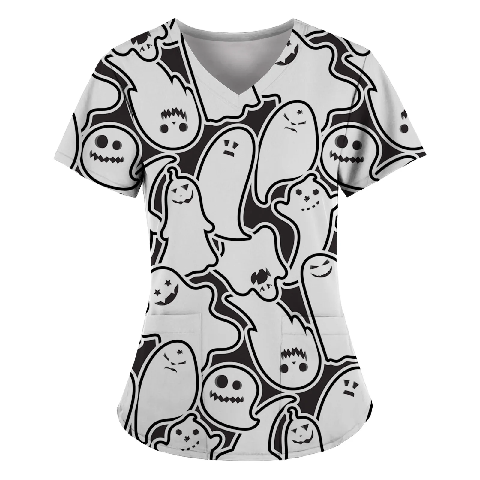 Halloween Customized printing Near Me Fashion Jogger Scrub Sets Designer Hospital Uniform Scrubs Set, Customized color
Halloween Customized printing Near Me Fashion Jogger Scrub Sets Designer Hospital Uniform Scrubs Set, Customized color