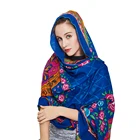 Logo Customization Wool Scarfs Wool Viscose Wholesale Muslim Hijab Scarfs Women Prayer Instant Shawl Ladies Scarf