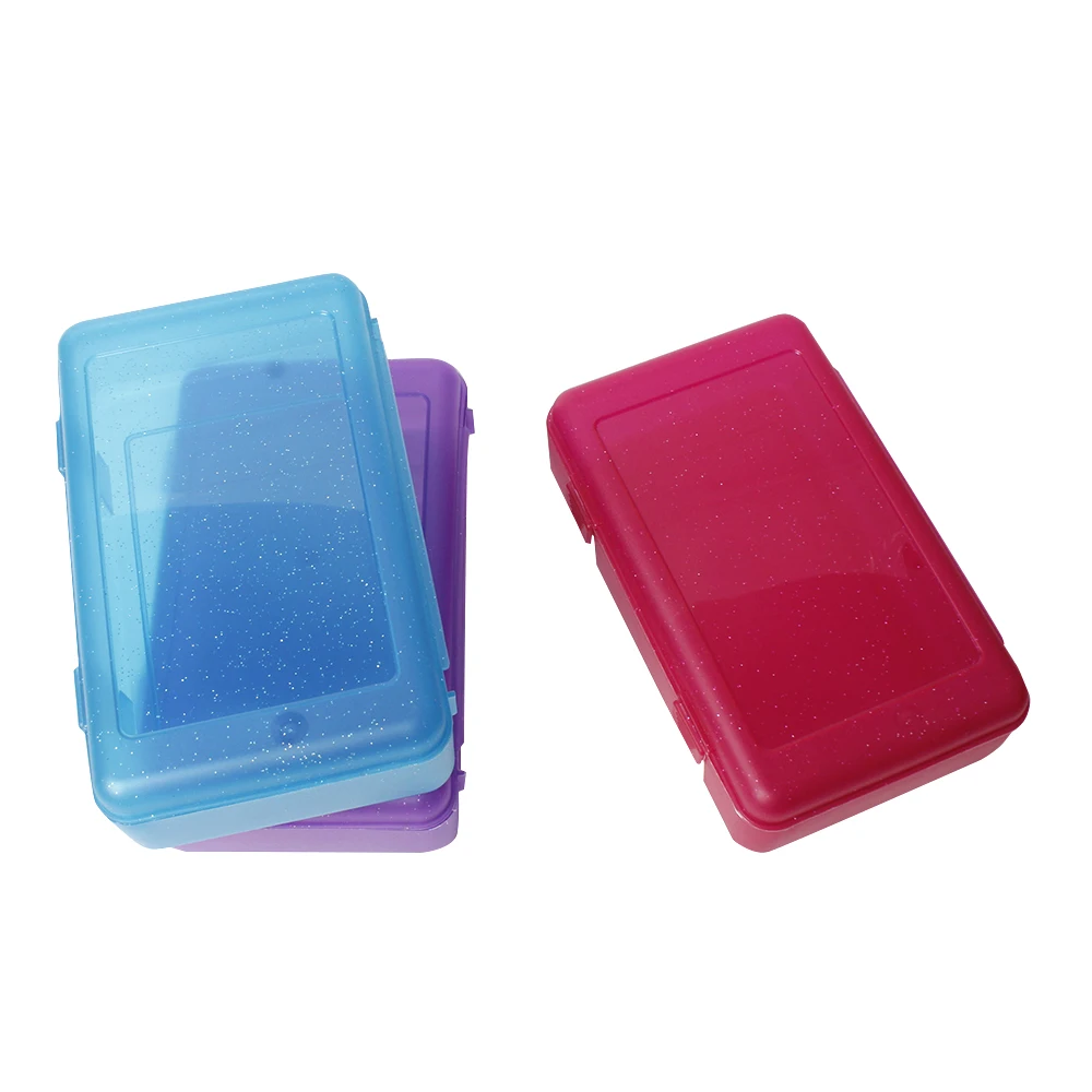 29629 pencil box plastic with Lid Snap Closure, Large Capacity School Supplies Storage Organizer Box for Kids, Transparent or customized
29629 pencil box plastic with Lid Snap Closure, Large Capacity School Supplies Storage Organizer Box for Kids, Transparent or customized