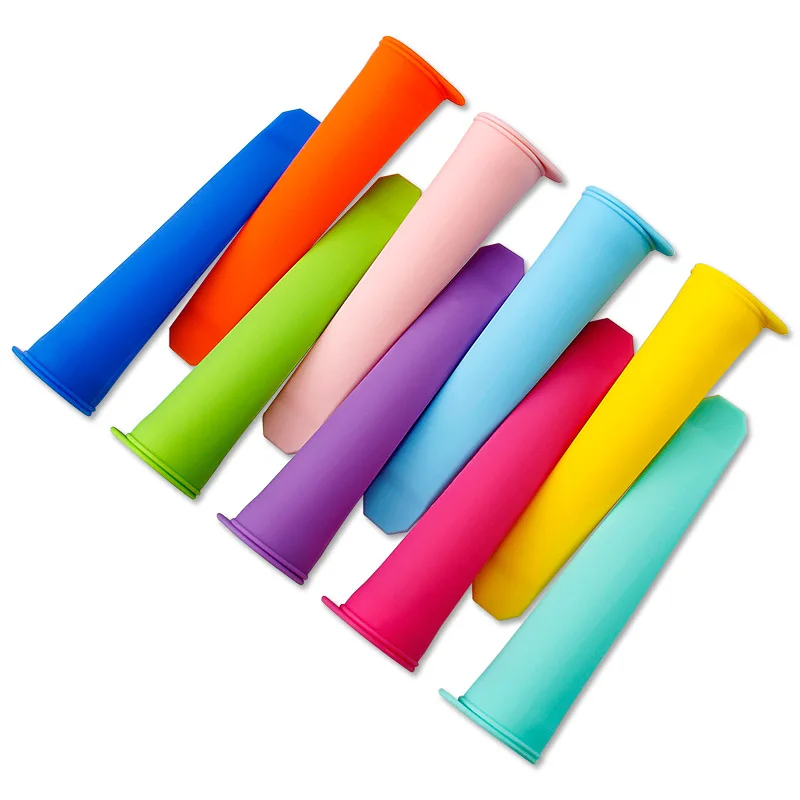 Hot Sale Custom 9 colors Housemade Diy Food Grade Silicone Ice Cream Popsicle Molds Filling With Lids Wholesale, As picture
Hot Sale Custom 9 colors Housemade Diy Food Grade Silicone Ice Cream Popsicle Molds Filling With Lids Wholesale, As picture
