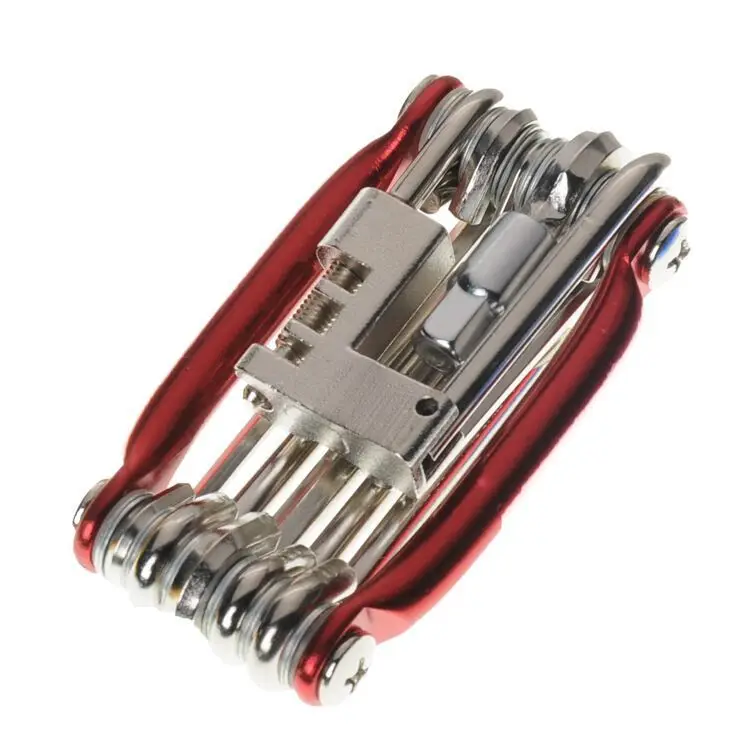 Bicycle 11 and 1 Multifunctional bicycle maintenance tool Repair combination set T25 belt cutter, Picture shown
Bicycle 11 and 1 Multifunctional bicycle maintenance tool Repair combination set T25 belt cutter, Picture shown