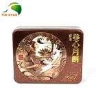 oem gift metal tin box rectangle mooncake tin box