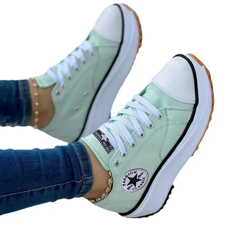 2022 Spring New Canvas Shoes Breathable High Top Casual Women Shoes Thick Sole Lace Up Original Canvas Shoes, Black
2022 Spring New Canvas Shoes Breathable High Top Casual Women Shoes Thick Sole Lace Up Original Canvas Shoes, Black