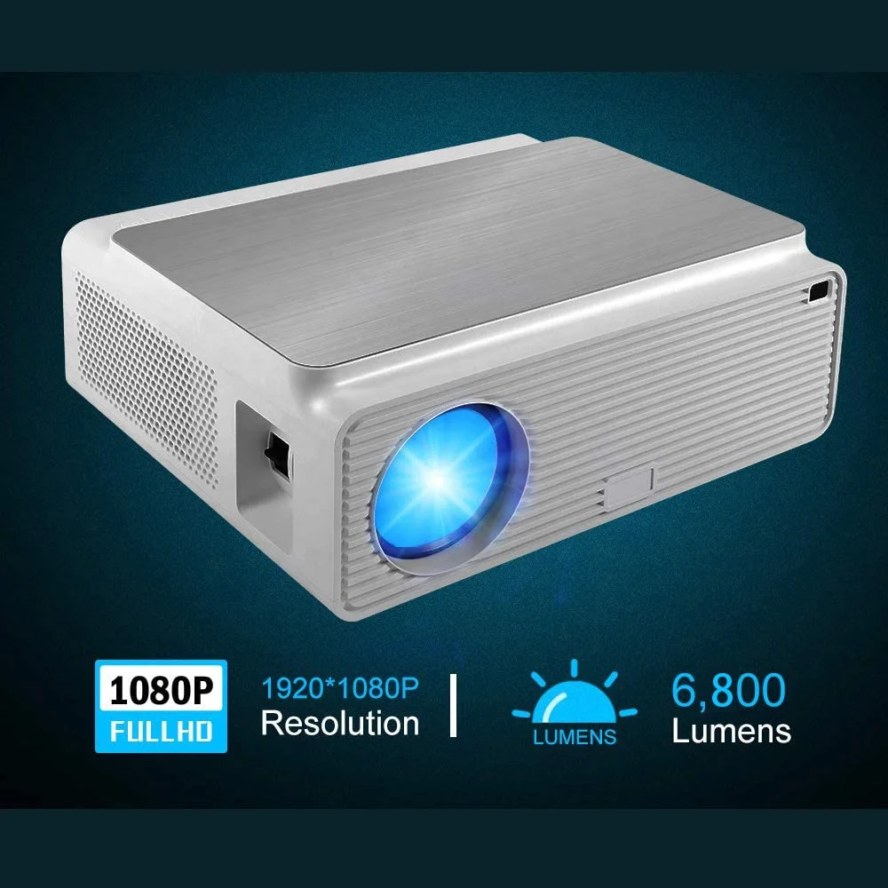 Projector 6800 Lumens 4K Resolution factory OEM ODM LED LCD 1080P FULL HD Portable Multimedia Home Theater projector
Projector 6800 Lumens 4K Resolution factory OEM ODM LED LCD 1080P FULL HD Portable Multimedia Home Theater projector