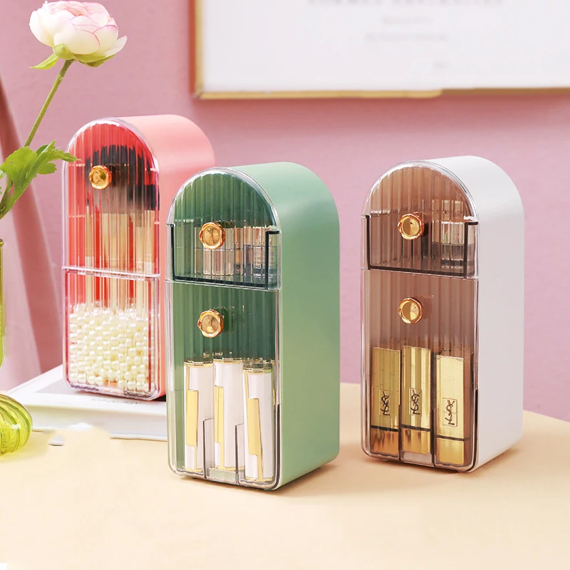 Fashion Luxury table top lipstick Waterproof storage box makeup brush container eyebrow brush lipstick plastic box
Fashion Luxury table top lipstick Waterproof storage box makeup brush container eyebrow brush lipstick plastic box