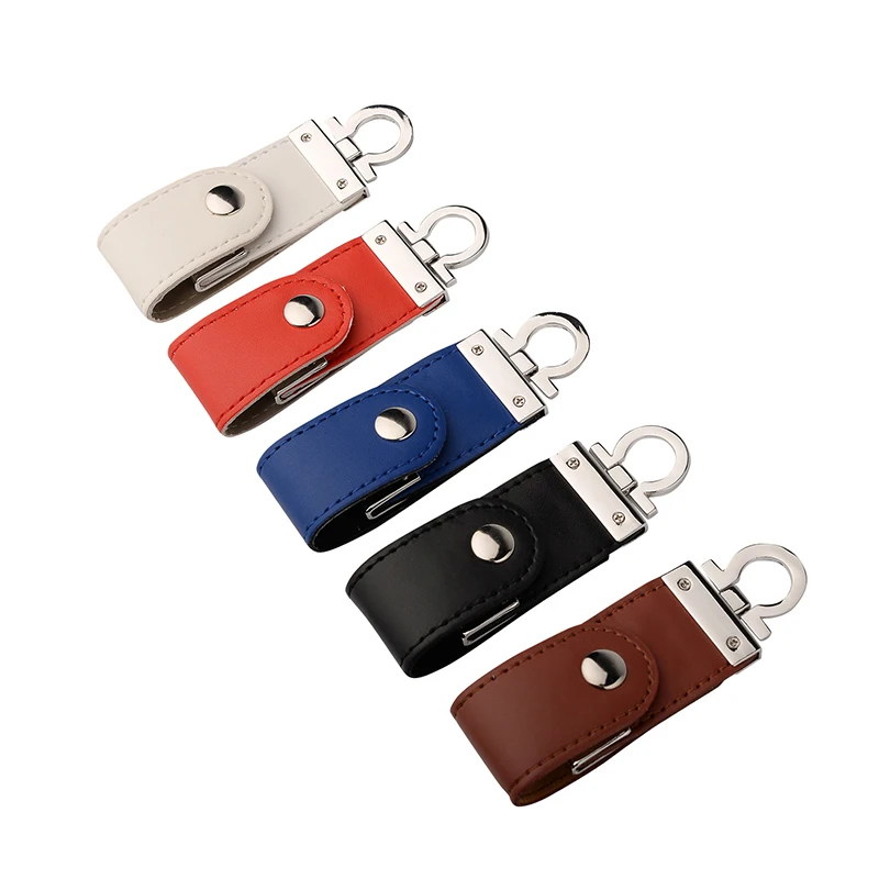 

High-grade Leather Material and USB 2.0 Interface Type Flash Drive 16GB 8GB 4GB