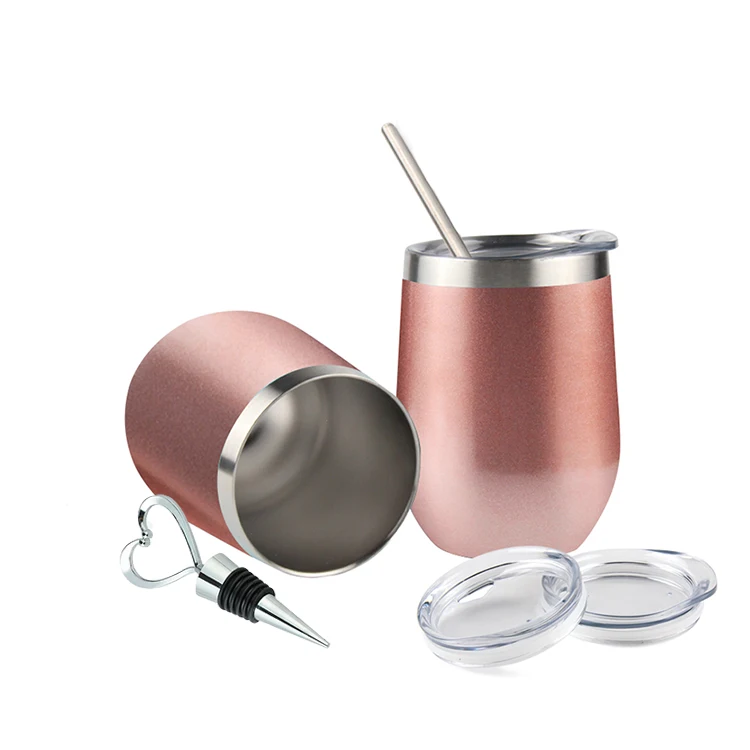 Hot Selling Christmas Wine Tumbler Glasses, Rose Gold Reusable Double Wall Stainless Steel Travel Coffee Mug With Straw 12oz, Customized color
Hot Selling Christmas Wine Tumbler Glasses, Rose Gold Reusable Double Wall Stainless Steel Travel Coffee Mug With Straw 12oz, Customized color