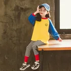 Wholesale girl clothes fashion casual stripe designer clothing for kids