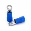 Hampool Best Price PVC Blue 16-14AWG Ring Copper Automobile Non-shrink Ring Terminal
