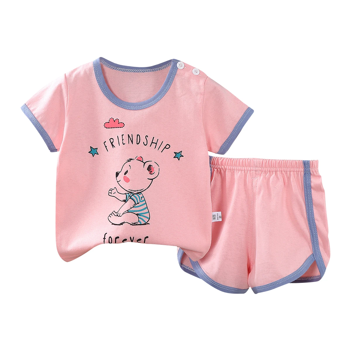 Summer Wholesale Children Kids Clothes Short Sleeve Baby T Shirt Boys Clothing Set Spring Cotton Quantity Custom Time Lead Suit, Picture shows
Summer Wholesale Children Kids Clothes Short Sleeve Baby T Shirt Boys Clothing Set Spring Cotton Quantity Custom Time Lead Suit, Picture shows