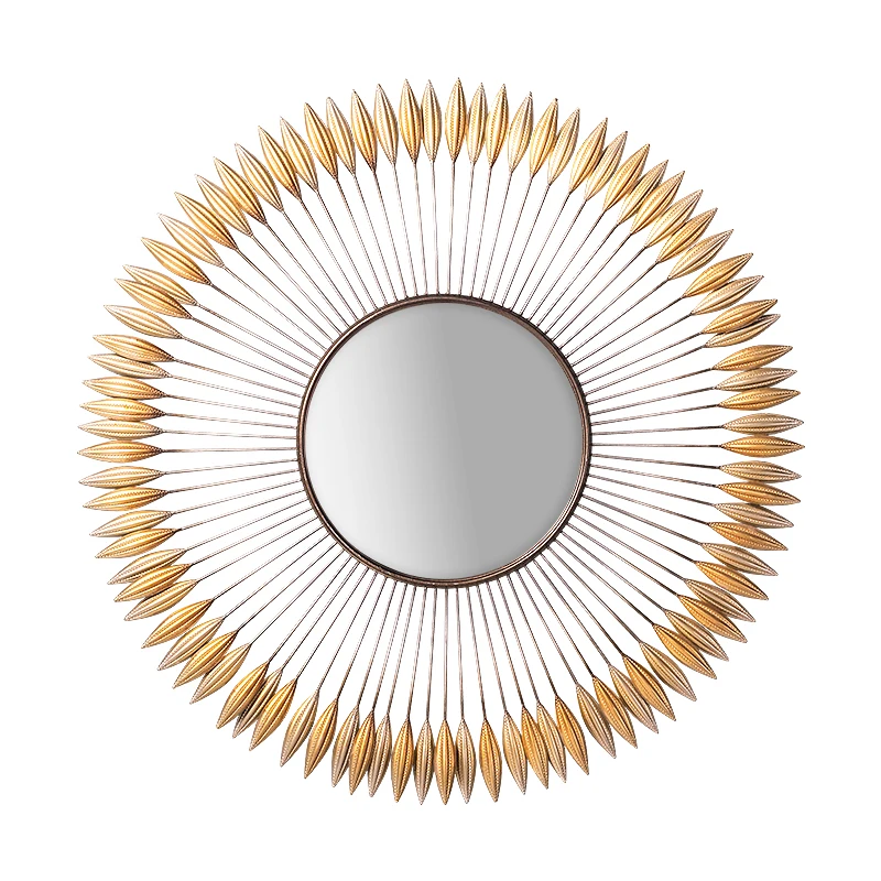 Home Bathroom Bedroom Living Room Wall Decor Mirror Design Wall Decoration Gold Metal Bath Mirror
Home Bathroom Bedroom Living Room Wall Decor Mirror Design Wall Decoration Gold Metal Bath Mirror