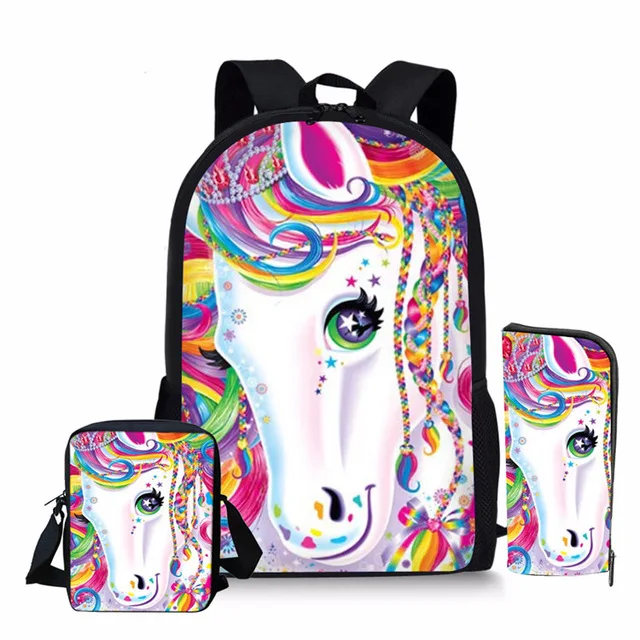 Cartoon Horse School Backpack Set for Teenage Girls Boys Student Kids Orthopedics Bagpack Children Satchel Enfant
Cartoon Horse School Backpack Set for Teenage Girls Boys Student Kids Orthopedics Bagpack Children Satchel Enfant