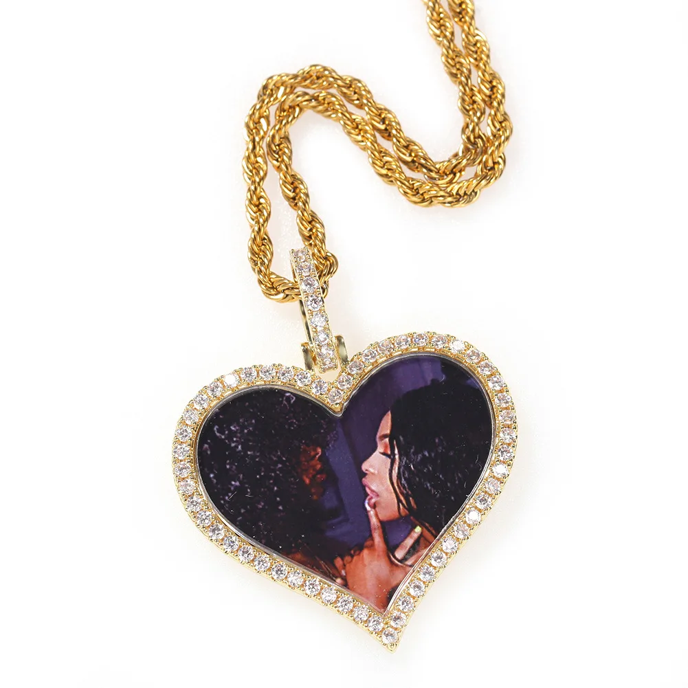 Custom Love Photo Pendant Inlaid Zircon Diy Jewelry Necklace Custom Name Bar Necklace Jewelry Custom Photo Necklace
Custom Love Photo Pendant Inlaid Zircon Diy Jewelry Necklace Custom Name Bar Necklace Jewelry Custom Photo Necklace