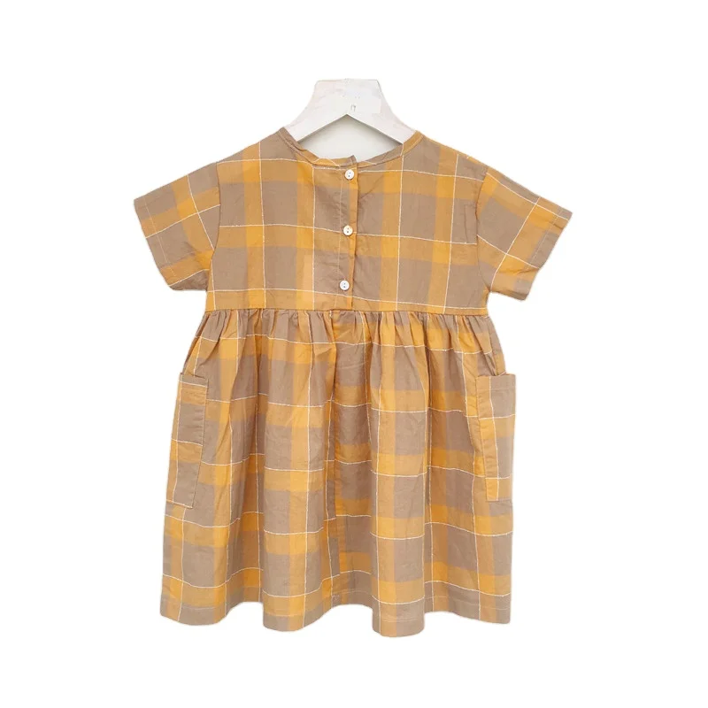 The new children's summer girl plaid dress is a beautiful, fashionable and comfortable Korean dress
The new children's summer girl plaid dress is a beautiful, fashionable and comfortable Korean dress