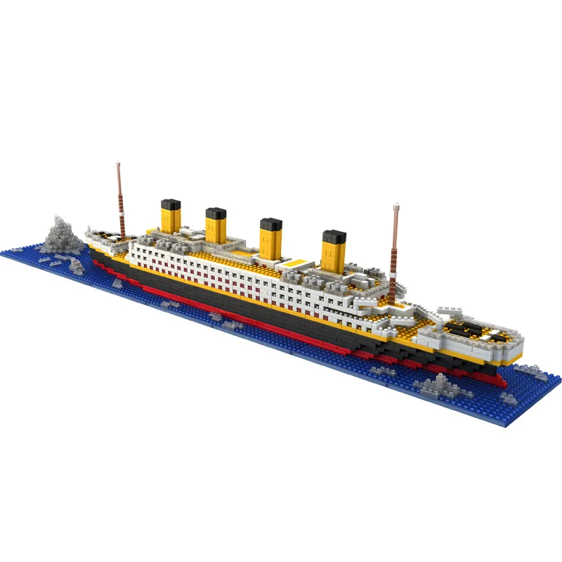Hot Selling Titanic Model Ship Children's Birthday Toy Gift Assembled Building Blocks Plastic Blocks
Hot Selling Titanic Model Ship Children's Birthday Toy Gift Assembled Building Blocks Plastic Blocks
