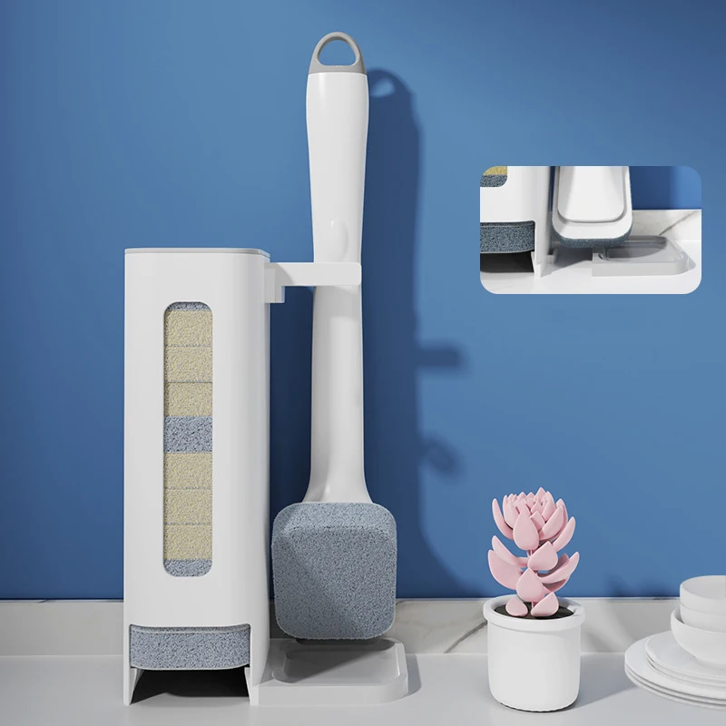 DYS81 Multifunctional Disposable Pot Brush Automatic Refilling Dish Cloth Dishwashing Brush Kitchen Cleaning Brush
DYS81 Multifunctional Disposable Pot Brush Automatic Refilling Dish Cloth Dishwashing Brush Kitchen Cleaning Brush