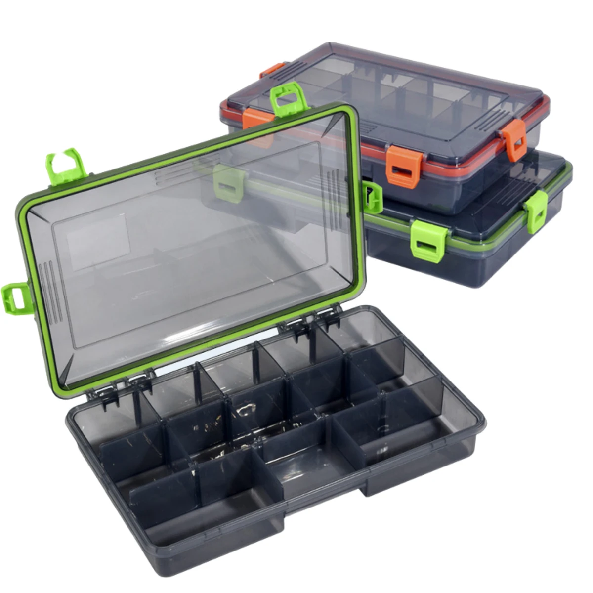 Multifunctional Fishing Tackle Box Waterproof Fishing Lure Box Tool Box For Fishing, Orange/green
Multifunctional Fishing Tackle Box Waterproof Fishing Lure Box Tool Box For Fishing, Orange/green