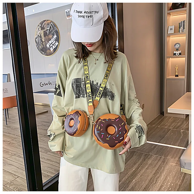 Fashion style korean bag woman in stock Doughnut shape woman handbag small female shoulder bag, Customizable
Fashion style korean bag woman in stock Doughnut shape woman handbag small female shoulder bag, Customizable