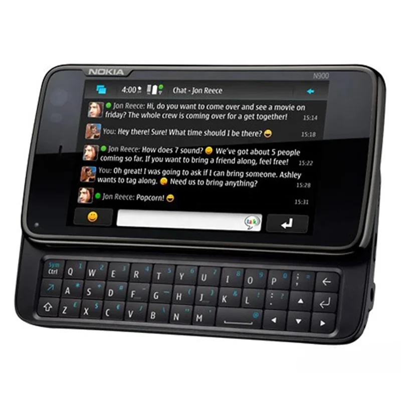 

For Nokia N900 Mobile Phones 3G Unlocked QWERTY 5MP Camera 3.5" 32GB ROM TFT Screen WiFi GPS
