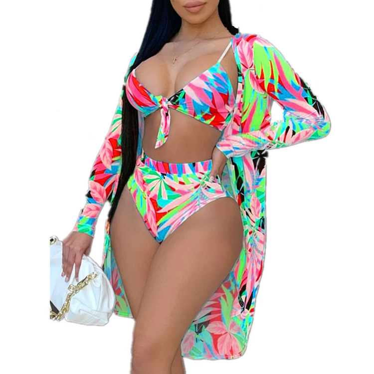 Wholesale women 2 piece bathing suit beach wear one piece printed swimsuit and cover up
Wholesale women 2 piece bathing suit beach wear one piece printed swimsuit and cover up