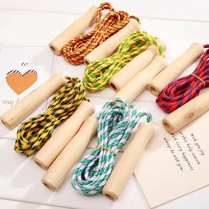 Wholesale Custom Logo Aerobic Training Kids Wood Handle jump rope Adult Fitness Wooden Racing Skiping Rope
Wholesale Custom Logo Aerobic Training Kids Wood Handle jump rope Adult Fitness Wooden Racing Skiping Rope