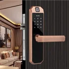 Fingerprint Door Lock TT Tuya Bluetooth Smartphone Control Smart Fingerprint Electronic Digital Door Lock System