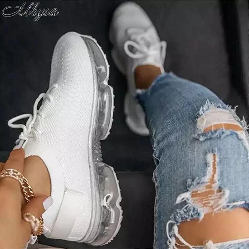 Women Knit Shoes Comfort Sock Slip-on Lightweight Walking Running Sports Shoes Air cushion sole Breathable casual shoes
Women Knit Shoes Comfort Sock Slip-on Lightweight Walking Running Sports Shoes Air cushion sole Breathable casual shoes
