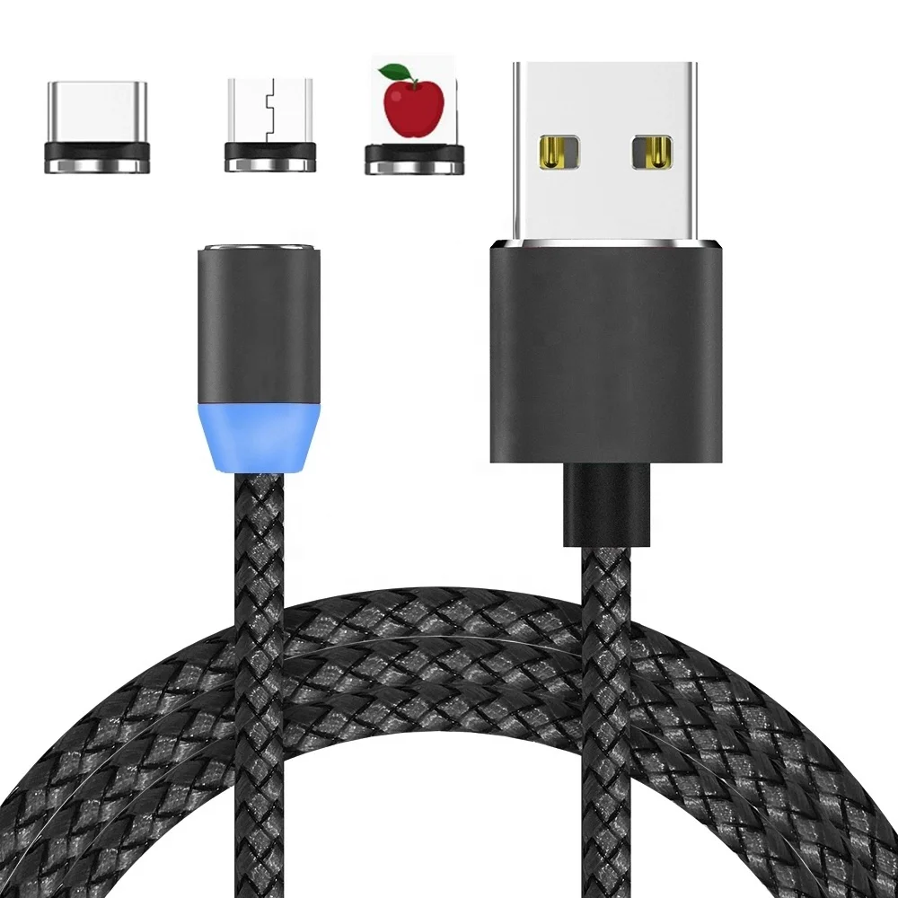 Logo Customized 3 in 1 Braided Nylon Micro USB Android Magnetic charger magnet Cable for type c for iphone, Black ,gold, silver, grey ,red
Logo Customized 3 in 1 Braided Nylon Micro USB Android Magnetic charger magnet Cable for type c for iphone, Black ,gold, silver, grey ,red