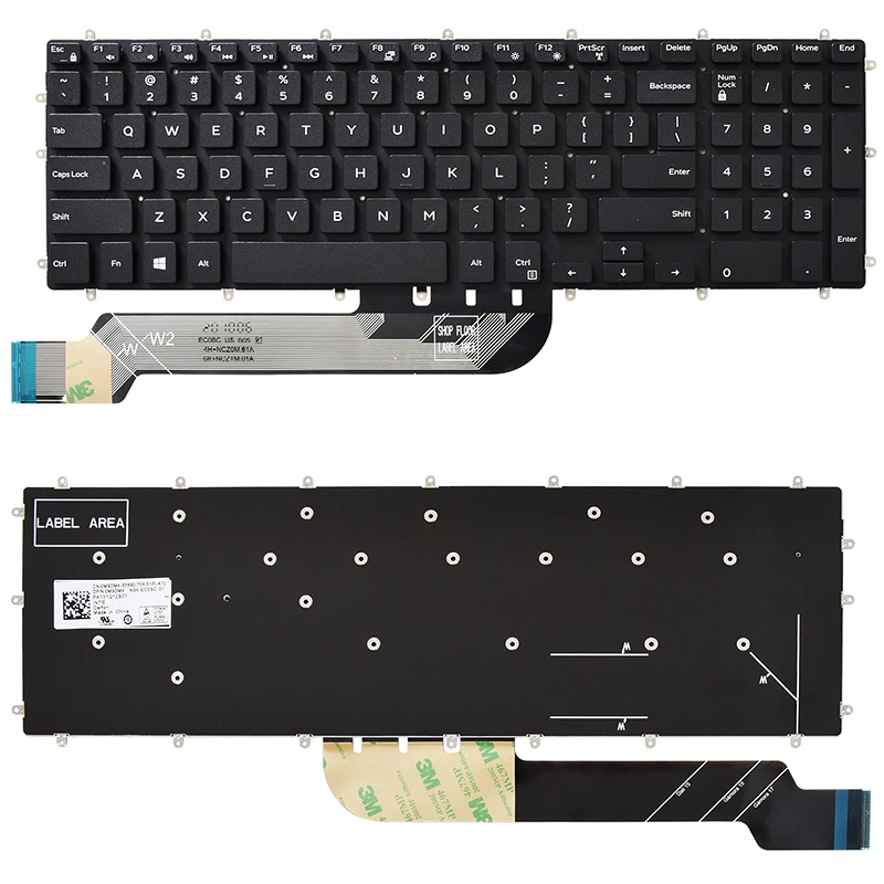 Notebook Keyboard for Dell Inspiron 15-3580 15-3581 15-3582 15-3583 15-3584 15-3585 15-5565 15-5567 P66F 15-5570 P75F 15-5583, Black
Notebook Keyboard for Dell Inspiron 15-3580 15-3581 15-3582 15-3583 15-3584 15-3585 15-5565 15-5567 P66F 15-5570 P75F 15-5583, Black