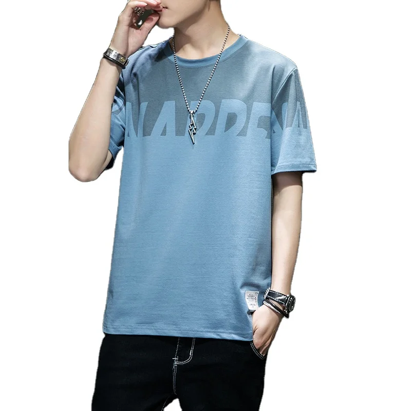 Short-sleeved t-shirt men's Korean style trend loose top summer casual sports half-sleeved t-shirt
Short-sleeved t-shirt men's Korean style trend loose top summer casual sports half-sleeved t-shirt