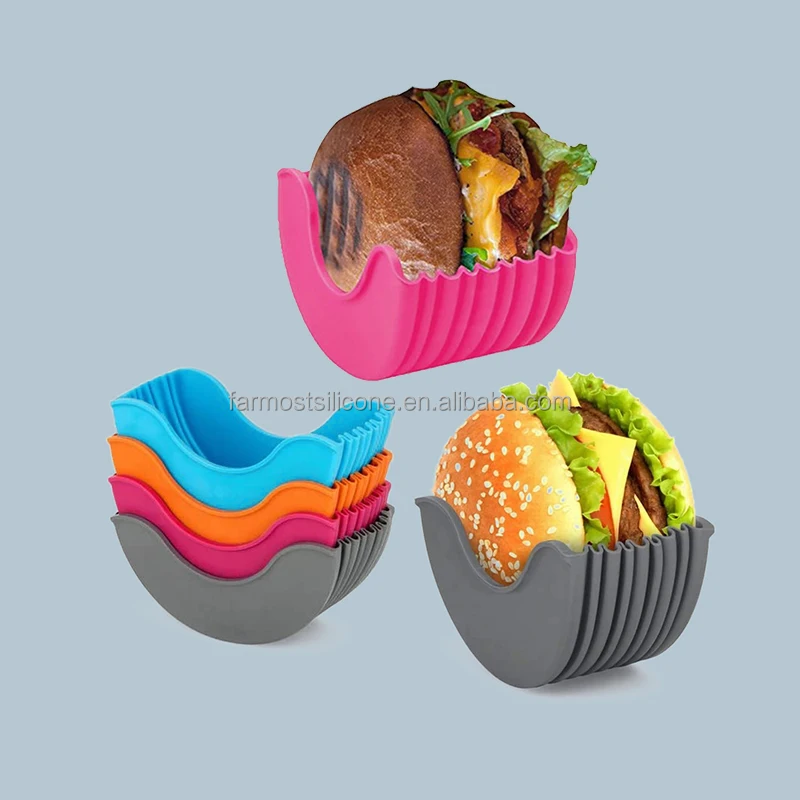 Hand Clean Adjustable Reusable Hamburger Griller Silicone Burger Holder Burger Rack Portable Kitchen Shelf Taco, Blue,grey, red, orange 
Hand Clean Adjustable Reusable Hamburger Griller Silicone Burger Holder Burger Rack Portable Kitchen Shelf Taco, Blue,grey, red, orange