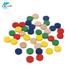 Wood Token Customized Painted China Suppliers Custom Tokens Wooden Drink Circle